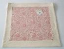 Pink Floral Jacquard Cushion Cover 50 x 50 